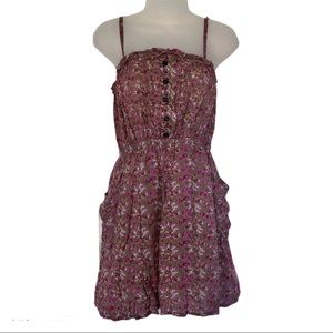 Floral Elastic Summer Sundress Lightweight Dress Cottage core Girly feminine